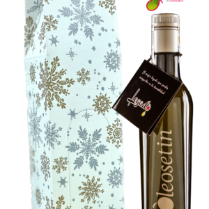 aceite de oliva virgen extra oleosetin manzanilla cacereña en caja regalo pequeña producci