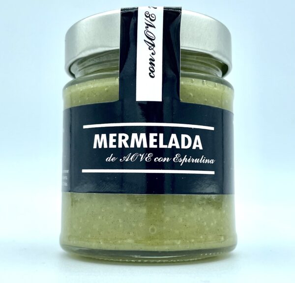 Mermelada de aceite de oliva virge extra y esperulina